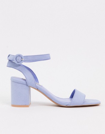 Pull&Bear Kitten Heel Plave - Ženske Sandale | 78549EPDC